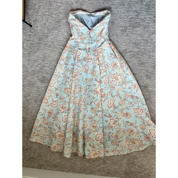 SACHIN & BABI Wedding floral Brielle gown, Gorgeous Formal Elegant Dress SZ 6 - Picture 11 of 15